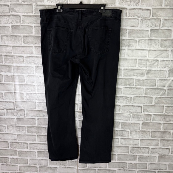 AG Adriano Goldschmied The Protege Straight Leg 5 Pocket Black Jeans Men 40 x 30 - Picture 3 of 11